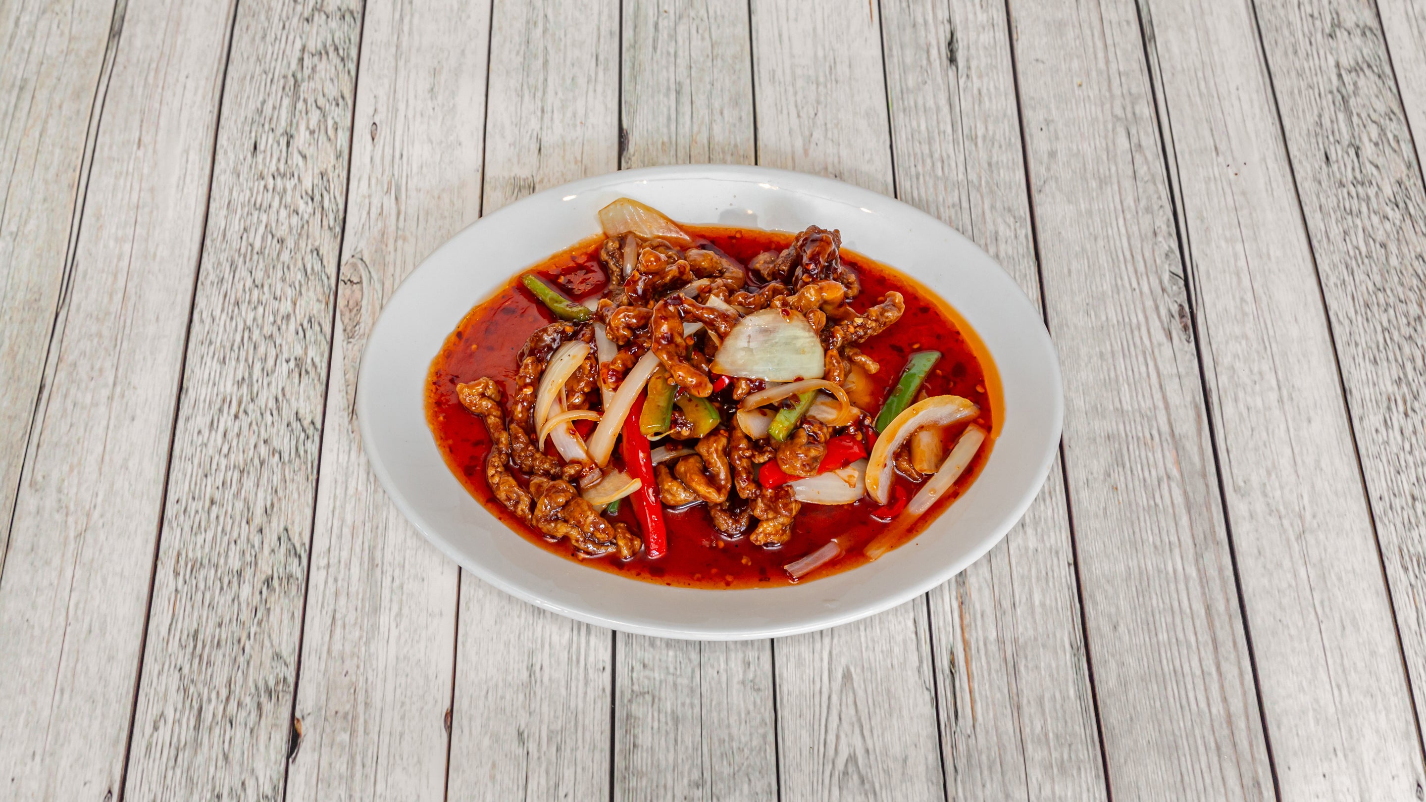 Crispy Shredded Chilli Beef干牛丝