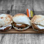 3 Falafel Sandwiches