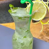 Lemon juice with mint