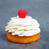 Raspberry Flower tart