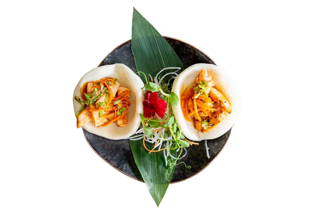 Salmon Teriyaki Bao Buns ( 2 pcs )