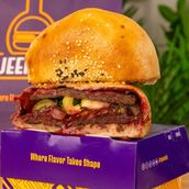Cherry Ajeen Beef Burger