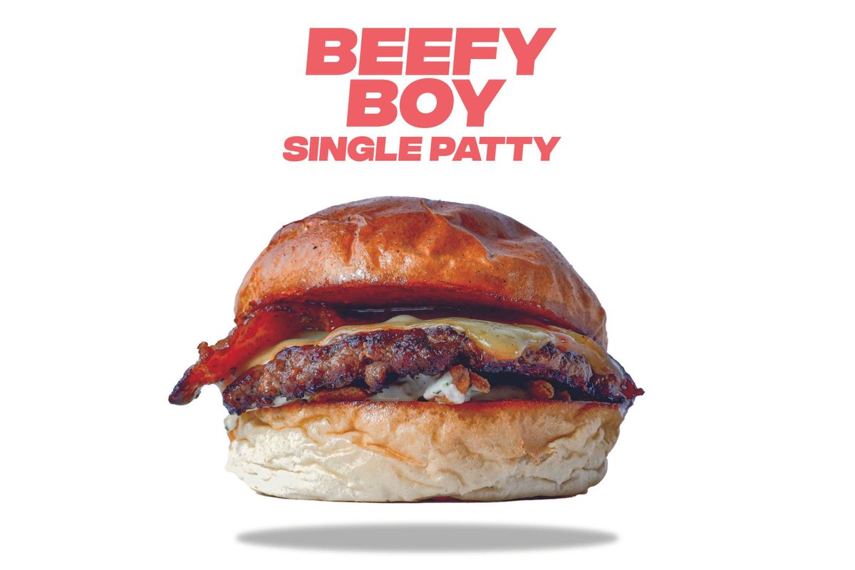 SINGLE BEEFY BOY BURGER