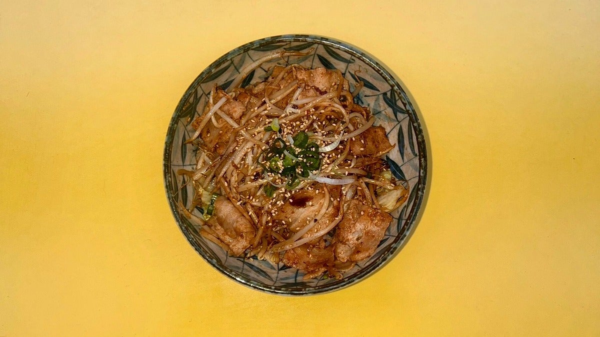 Pork and Veg Donburi