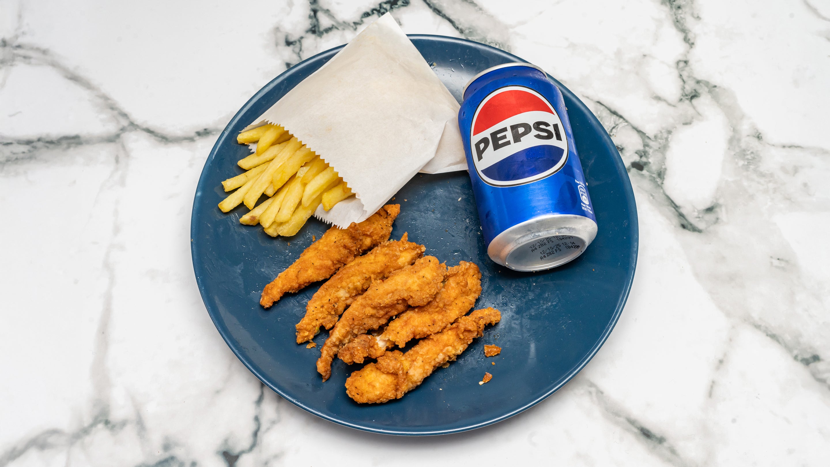 Chicken stripes meal