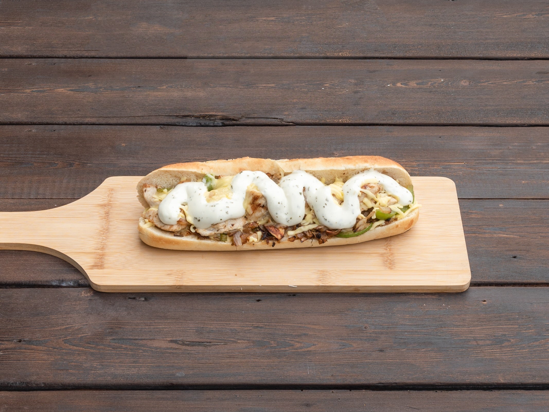 New York Chicken and Cheese Baguette