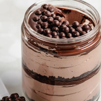 Chocolate Ganache Cake Jar 