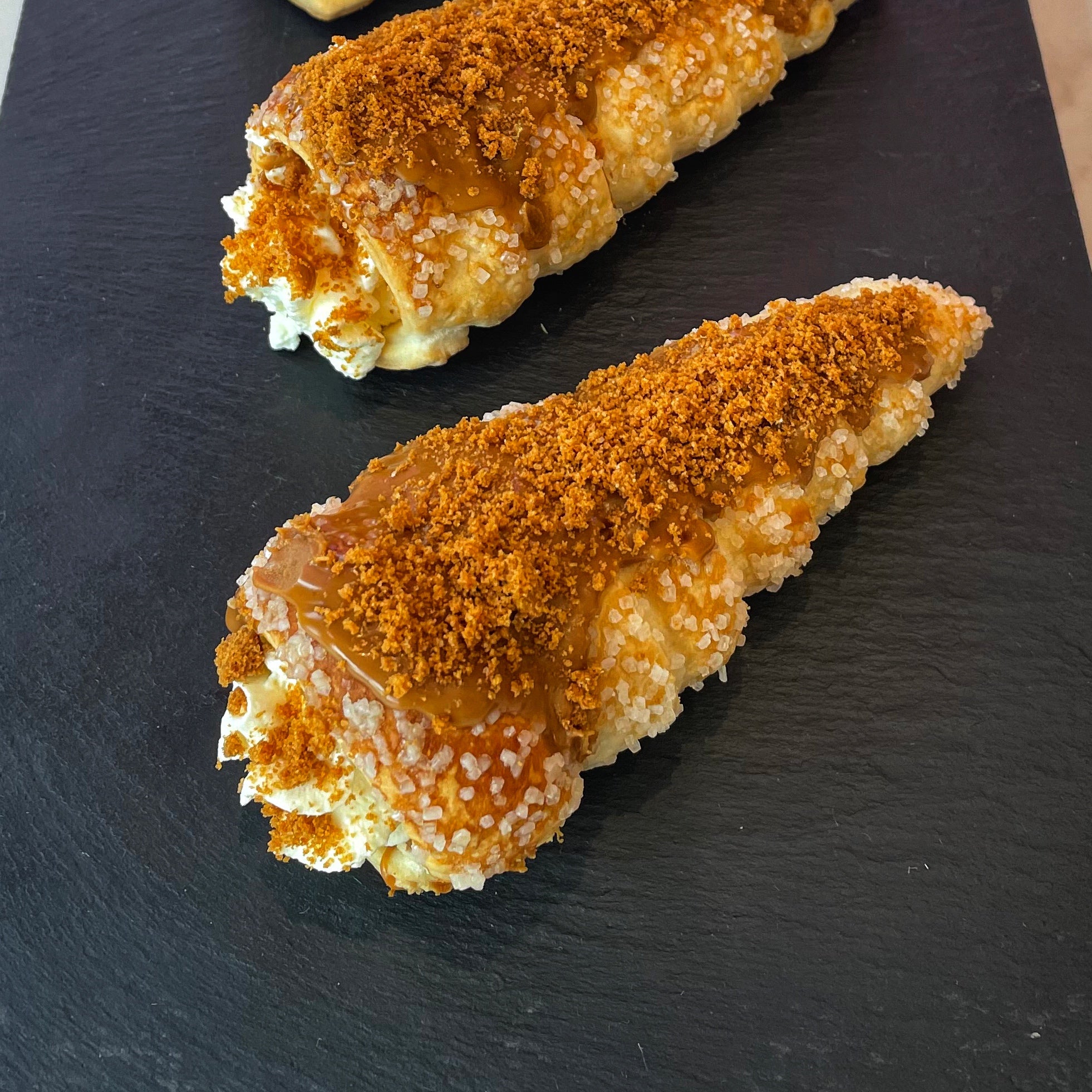Biscoff Cream Horn