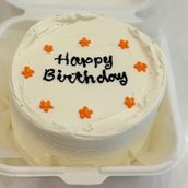 Flower Bento Cake Happy Birthday