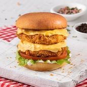 Double Chicken Burger