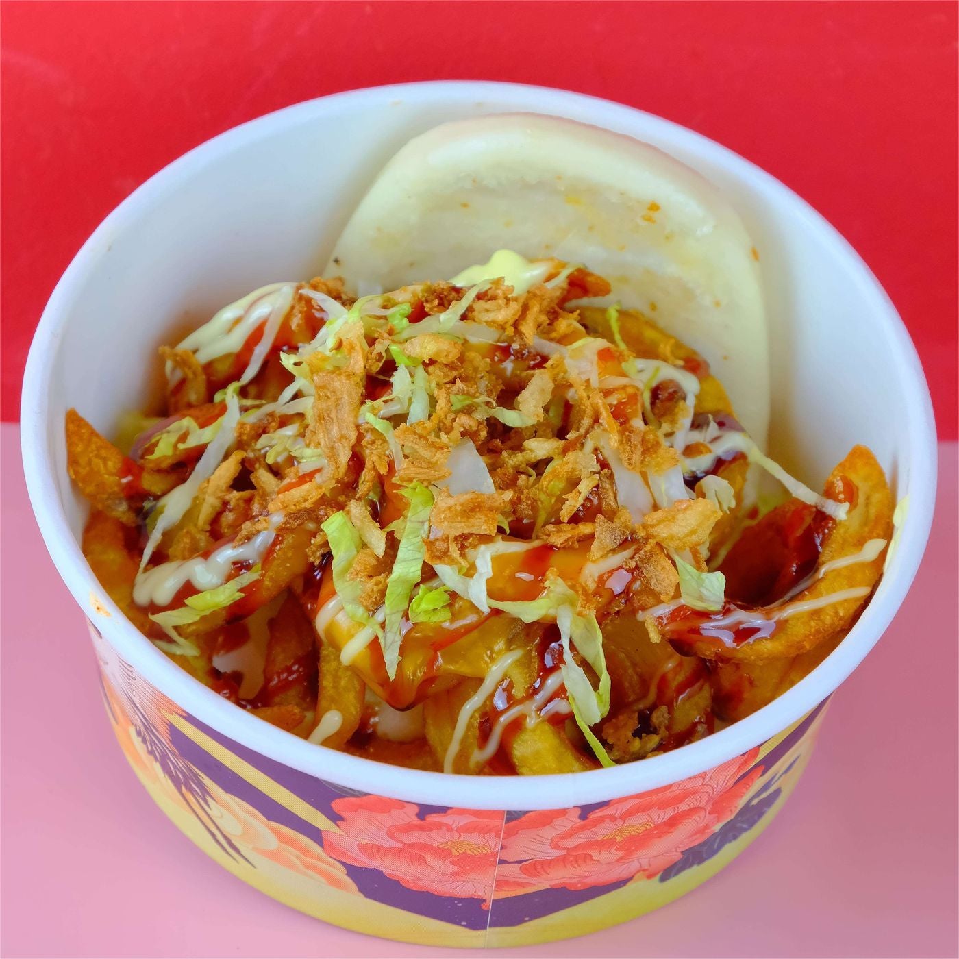 Crispy Curly Fries Bao