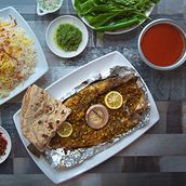 Sea Bass Fish Fresh Grilled Large Size