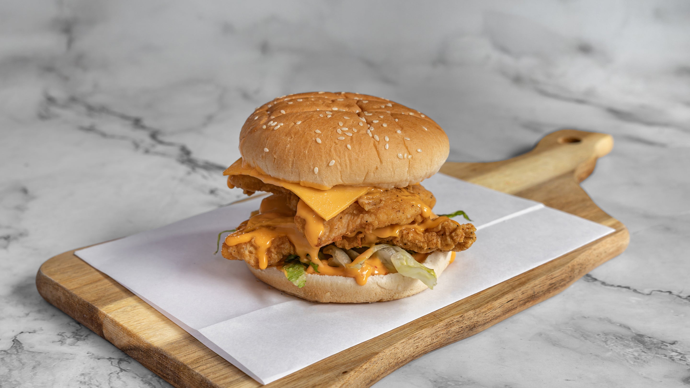 Double fillet burger