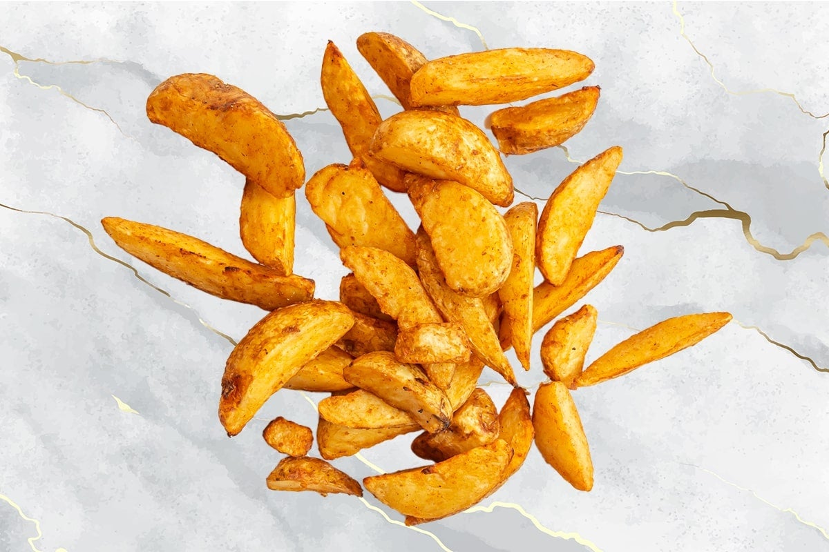 Spicy Jacket Potato Wedges