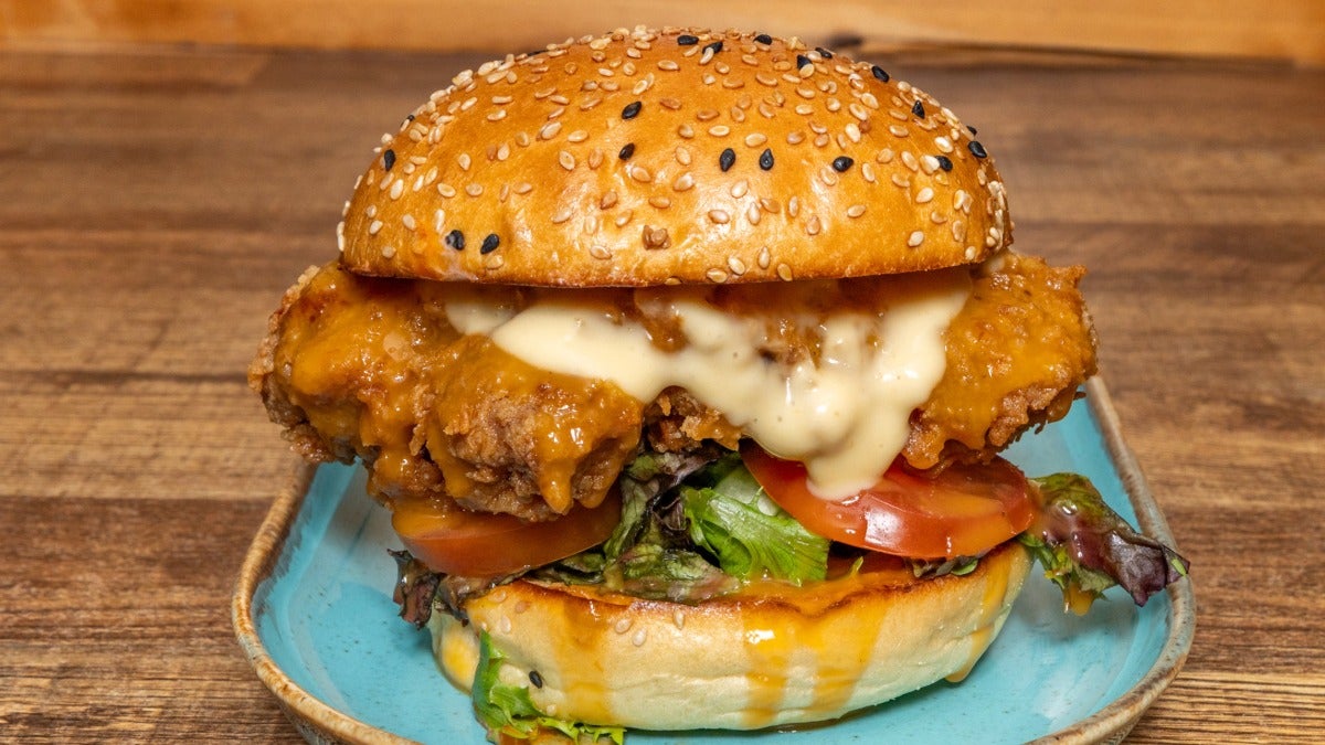 Mango Habanero Chicken Burger