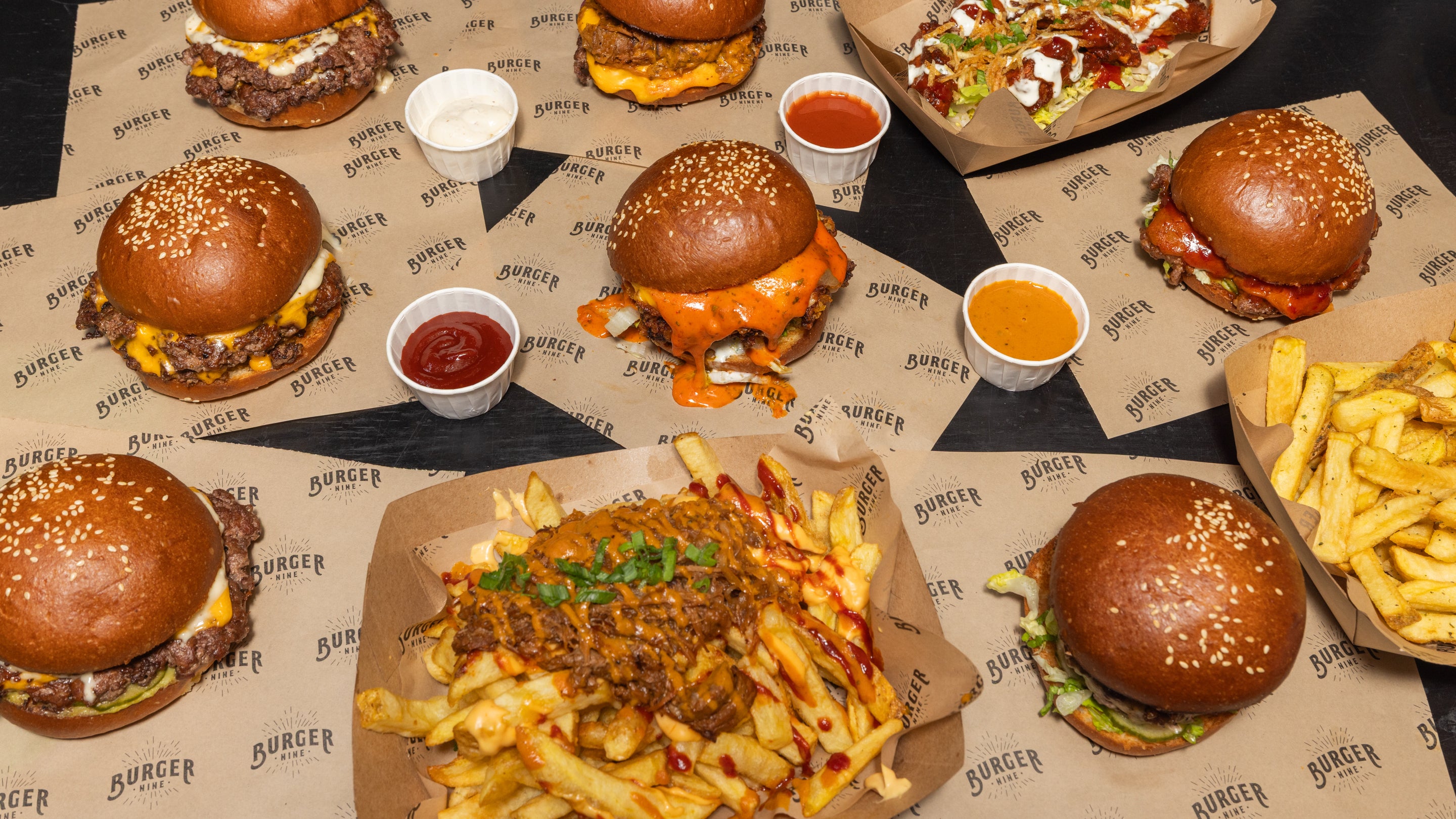 Burger Nine Bundle for 4
