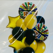 Congrates Graduate Balloons Set Helium Foil