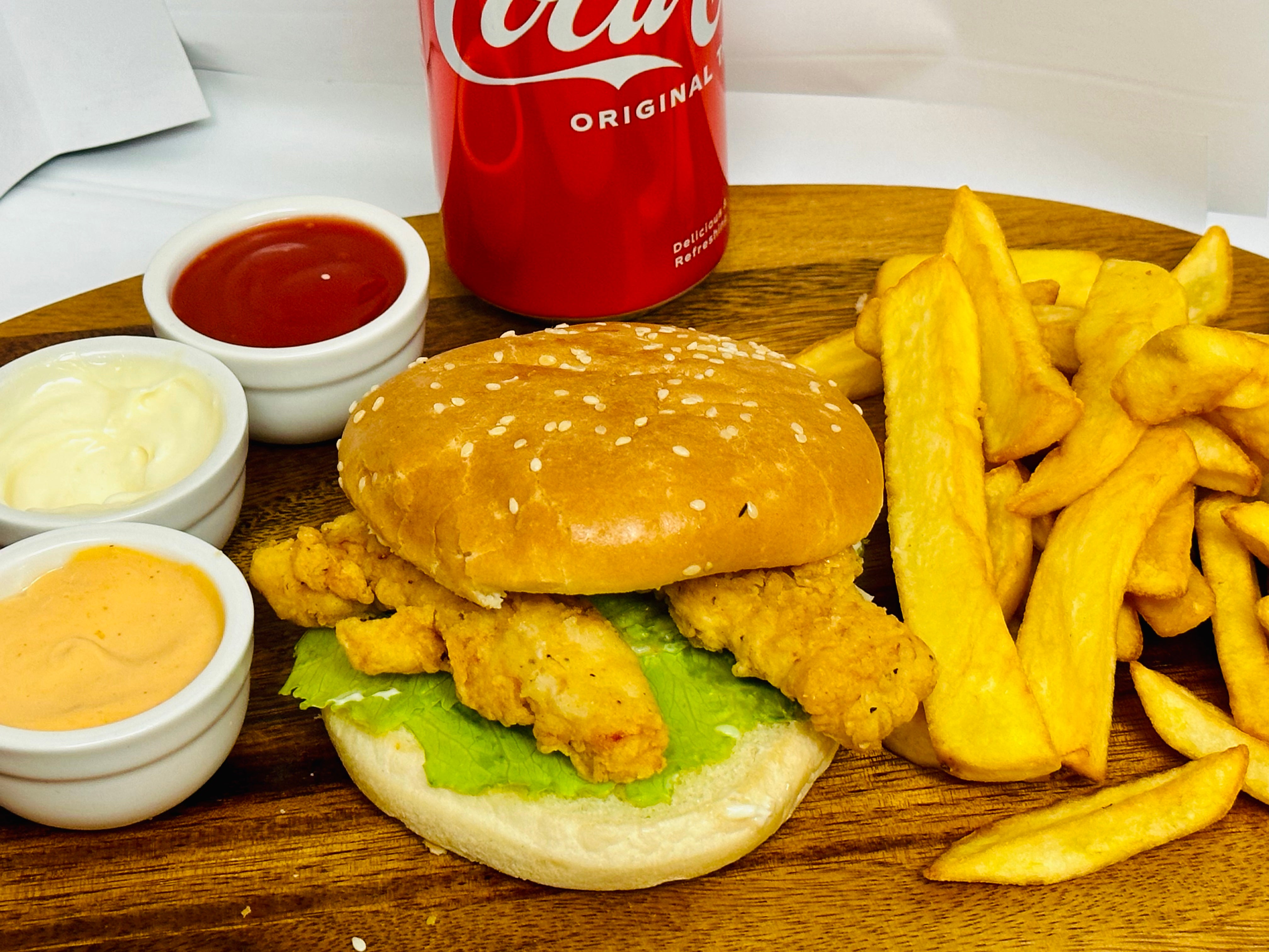Chicken Strip Burger