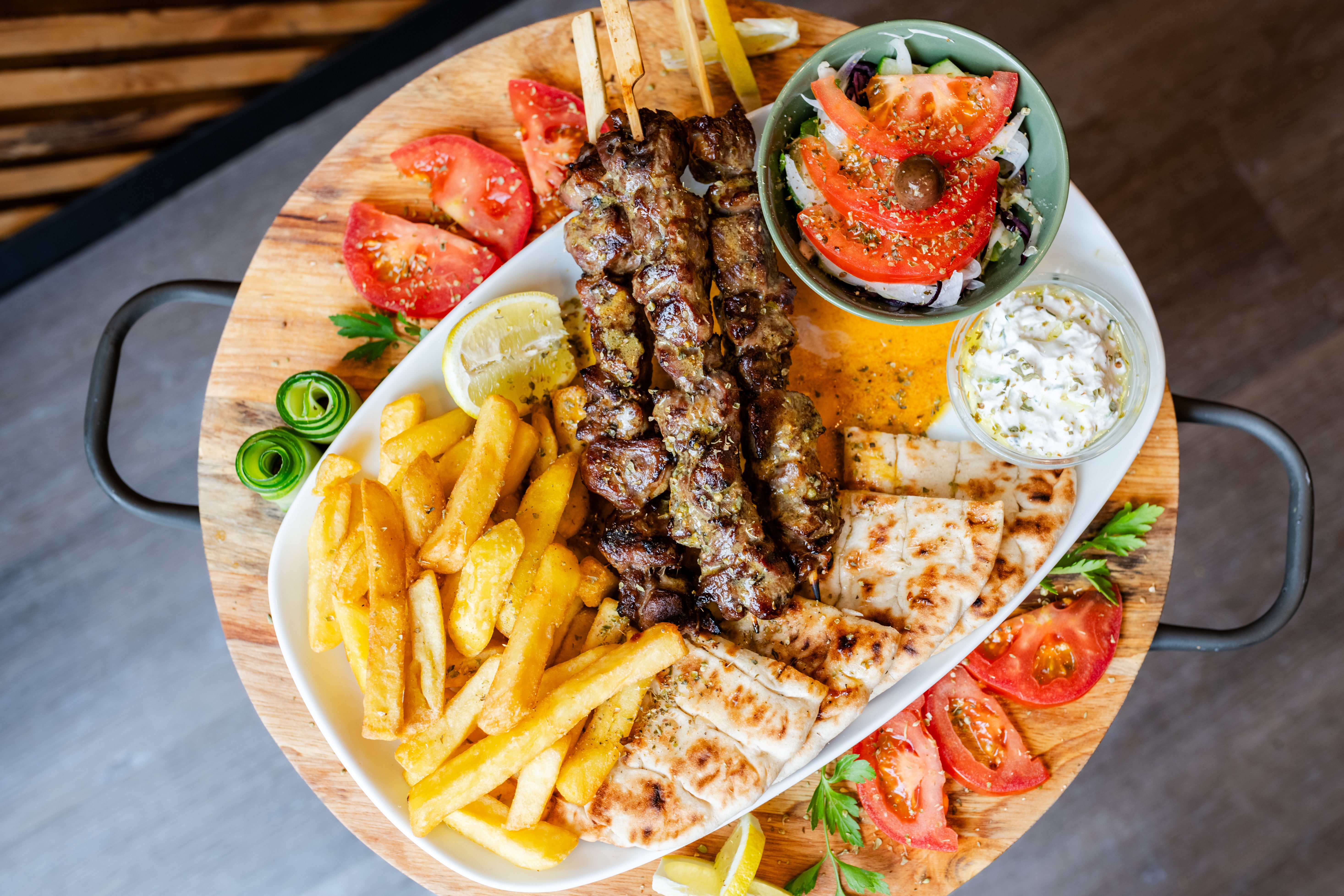 ��️ Lamb Kalamaki Plate (3 Skewers)