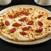 Sausage And Mozzarella Manakeesh