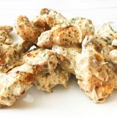 Garlic Parmesan Wings 6 Pcs