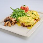 Salmon benedict by NAY CITY