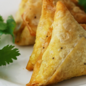 Meat Samosa Plate