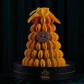 Mango-Shaped Cocoa Pyramid