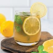 Lemon & Mint With Green Ice Tea