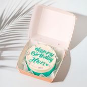 Bento Cake With A Happy Birthday Message