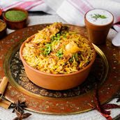 Dum E Ghost (Mutton) - Biryani