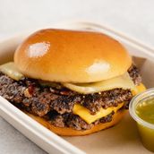 Hatch Chili Smash Double Beef Patty Burger