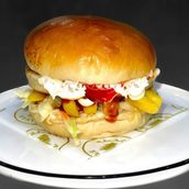 Lebanese Chicken Burger