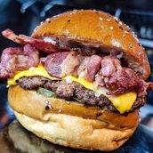 American 5 X Bacon Cheeseburger