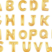 Letter- Foil Helium Balloons