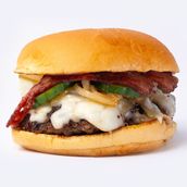 Into The Blue Beef Burger