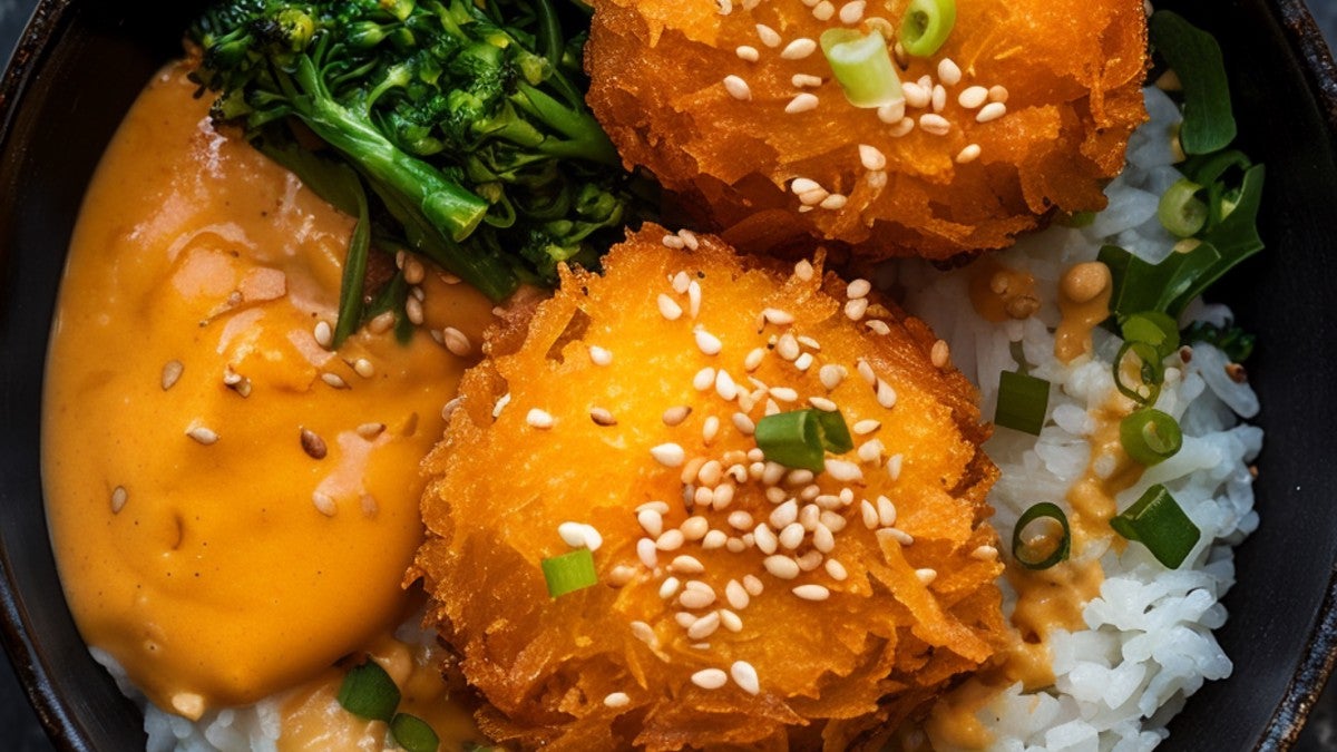Pumpkin Croquette Katsu Curry