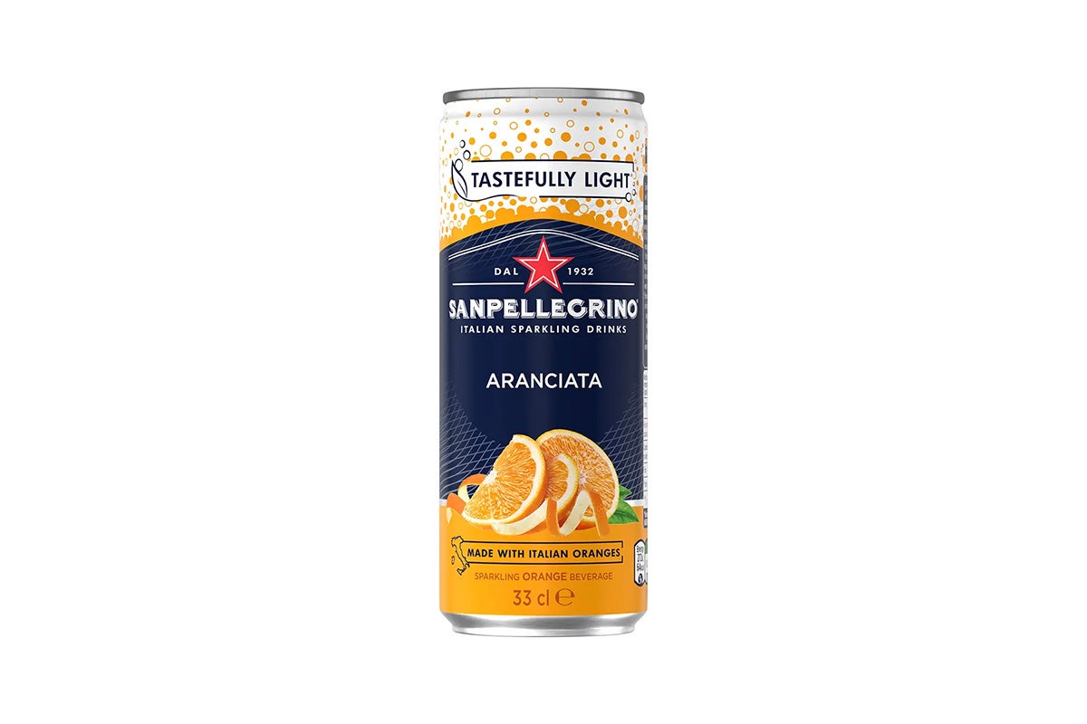 San Pellegrino orange