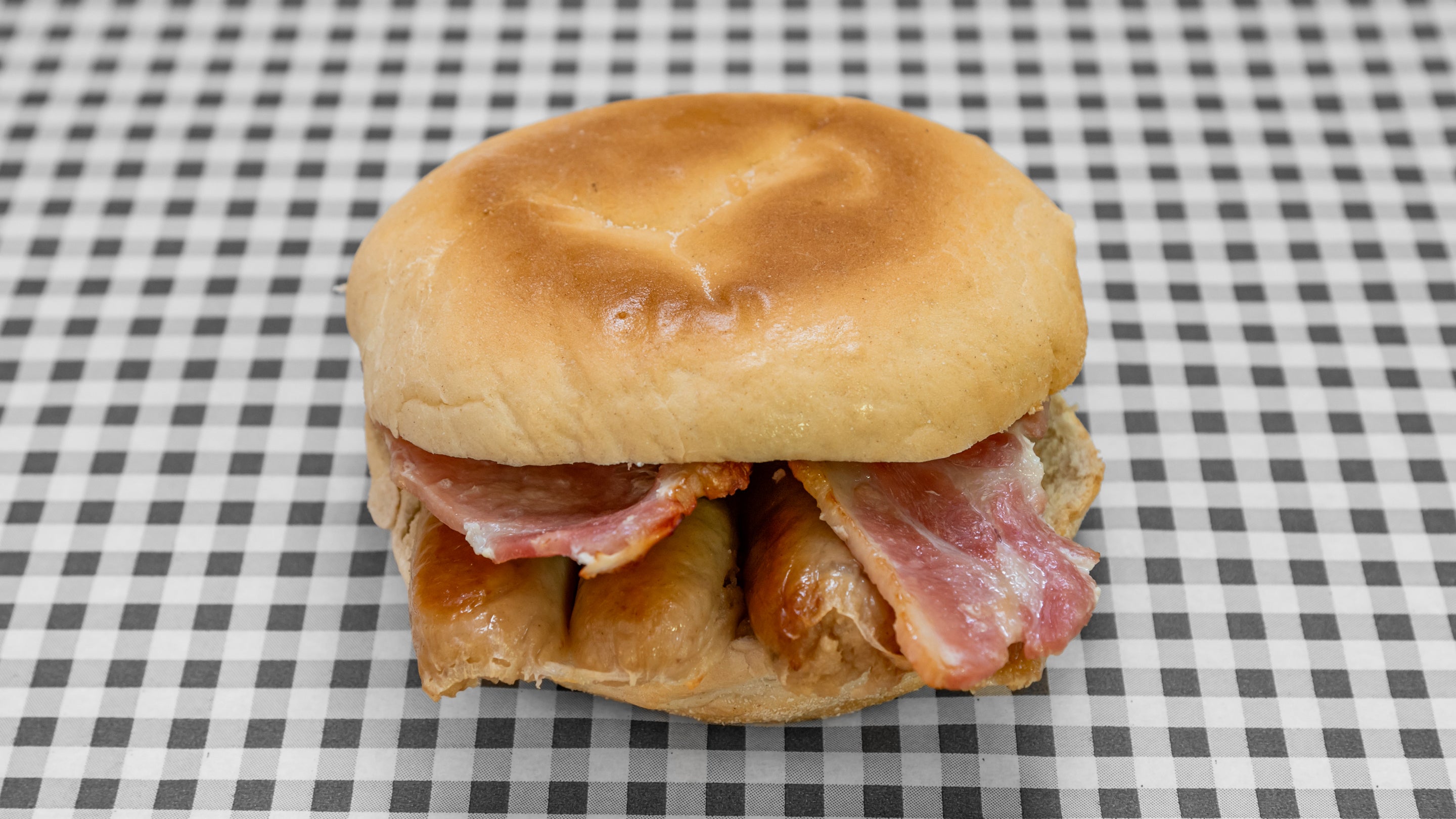 Sausage and Bacon Butty