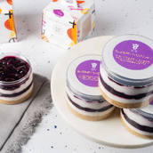 Blueberry Cheese Cake Jar