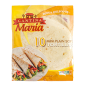 Cantina Maria Flour Tortillas Plain Soft Mini 10 Pieces 250 G