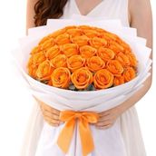 Orange Rose Bouquet