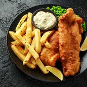 Fried Fish & Chips🍟فيلية مقلى وشيبس