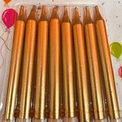 Slim Gold Candles 1 Pack
