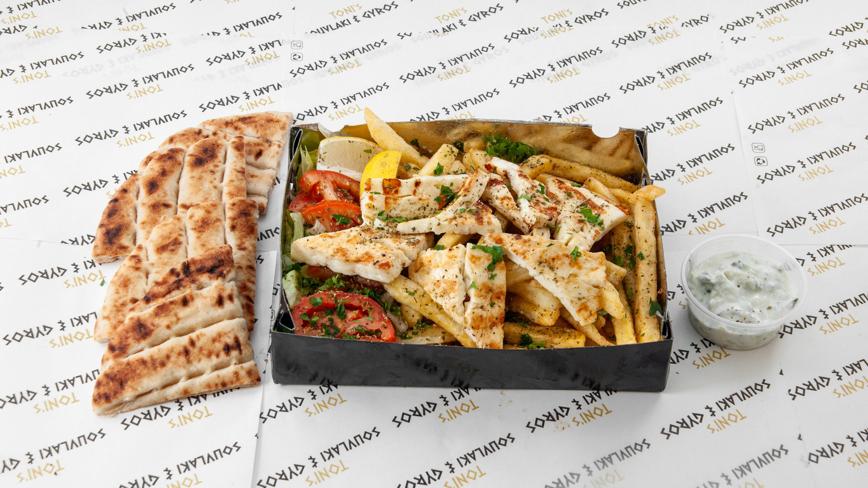Box Halloumi (vegetarian)