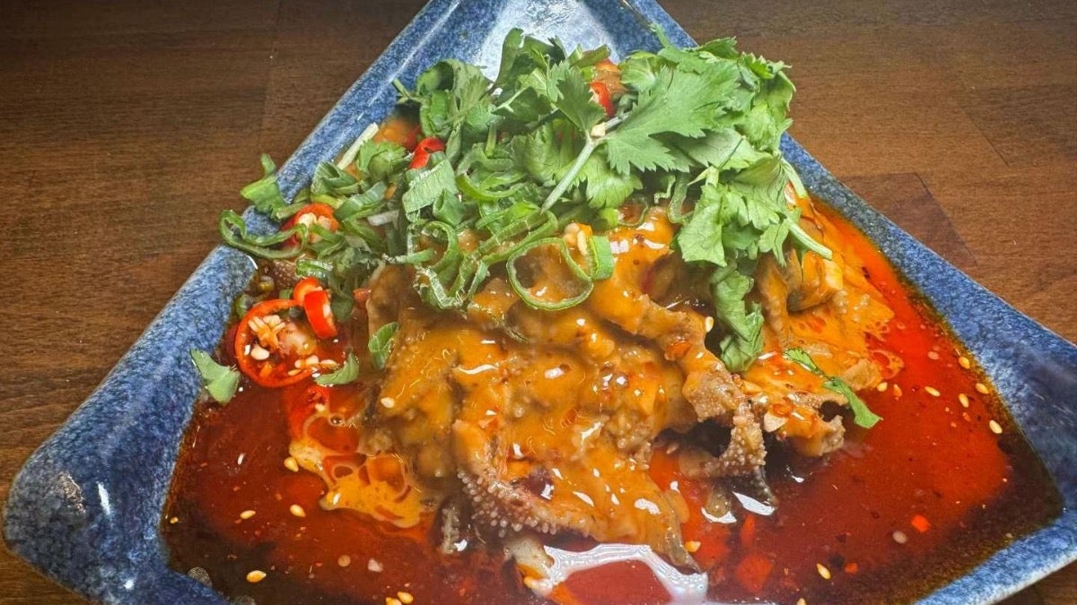 B5 麻酱爆肚 Spicy Beef Omasium in Sesame Sauca with Chilli Oil (Spicy)