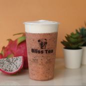 Dragon Fruit Cheese Tea