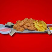 8 pieces of chicken broasted