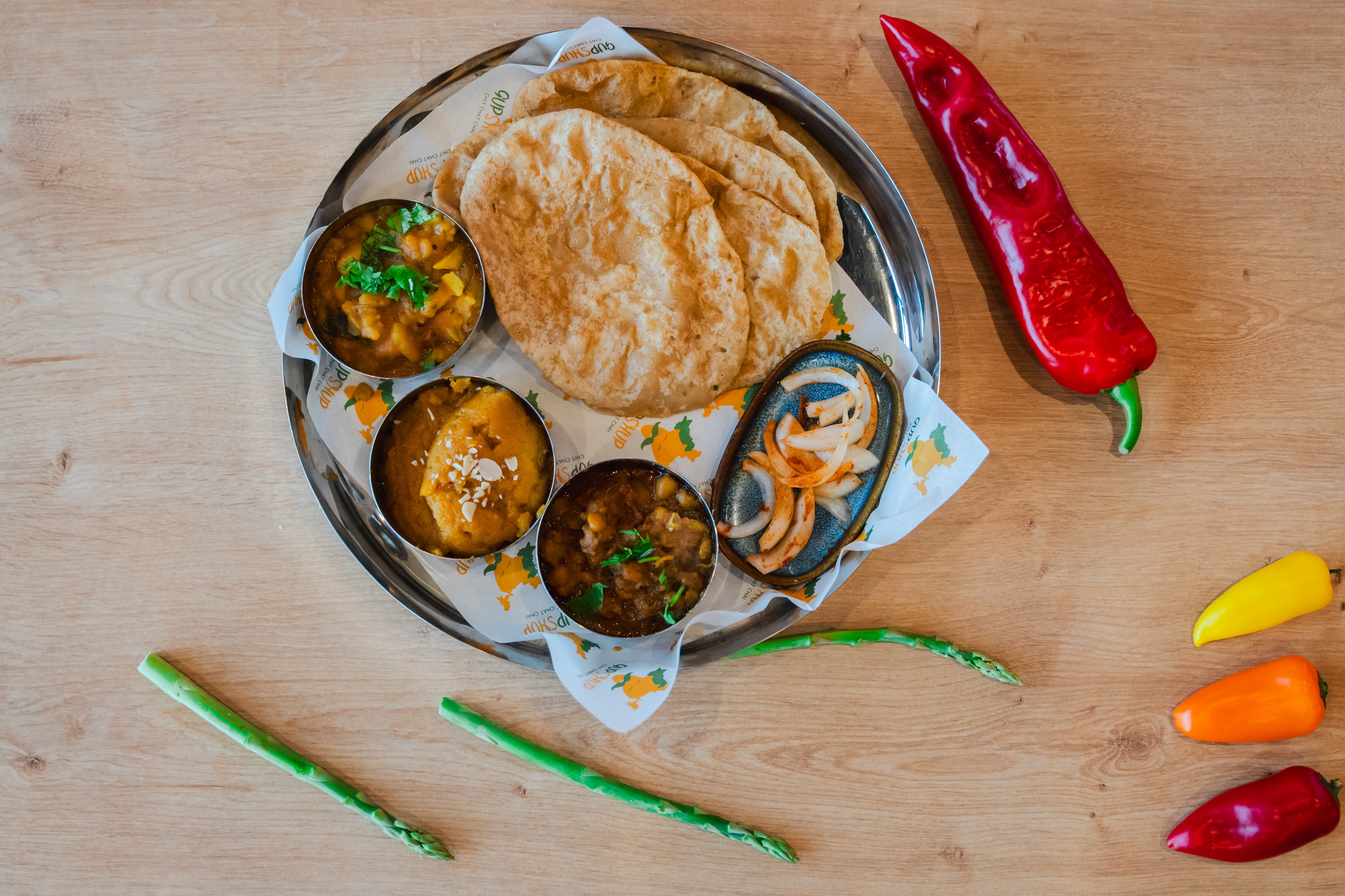 Chana Halwa Puri