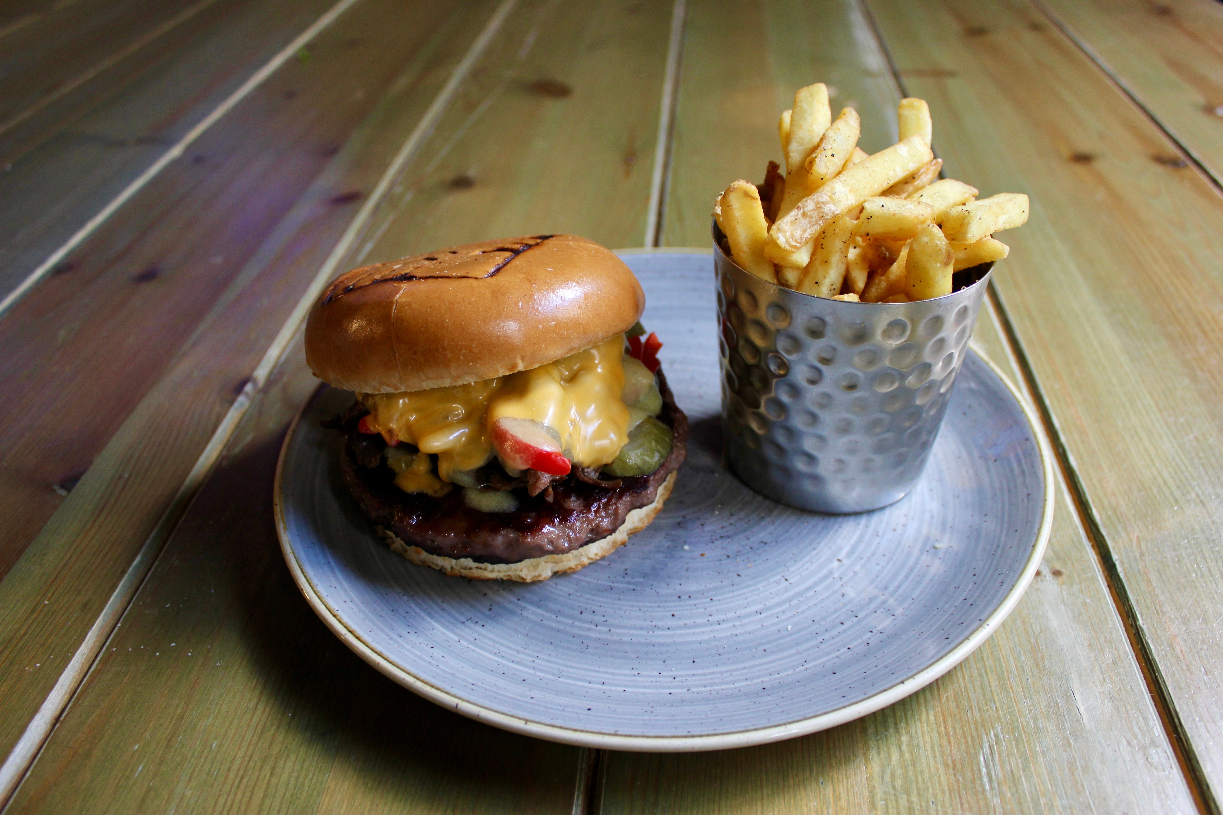 Philly BBQ Beef Burger